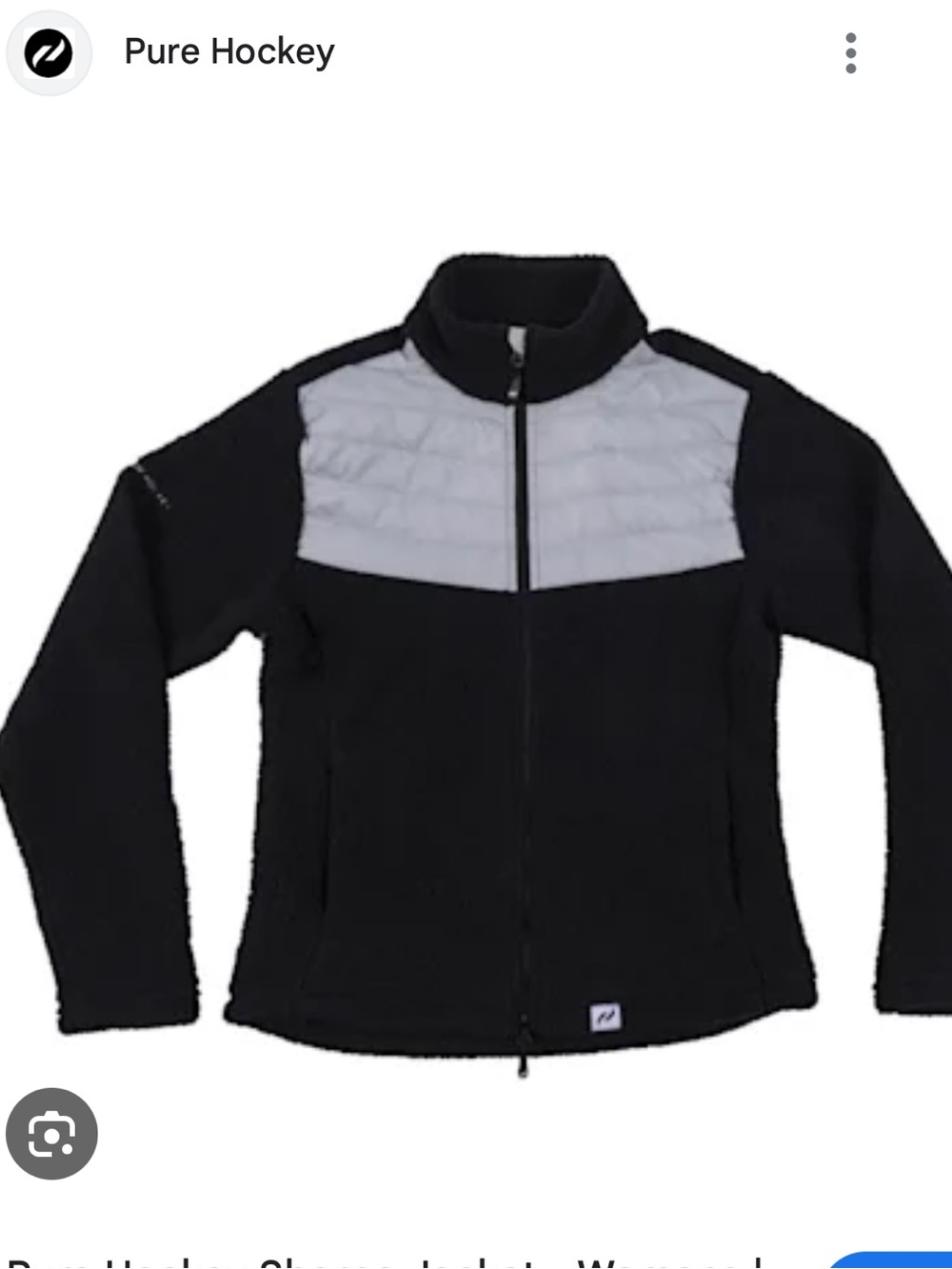 Pure Hockey Black & Gray Jacket M